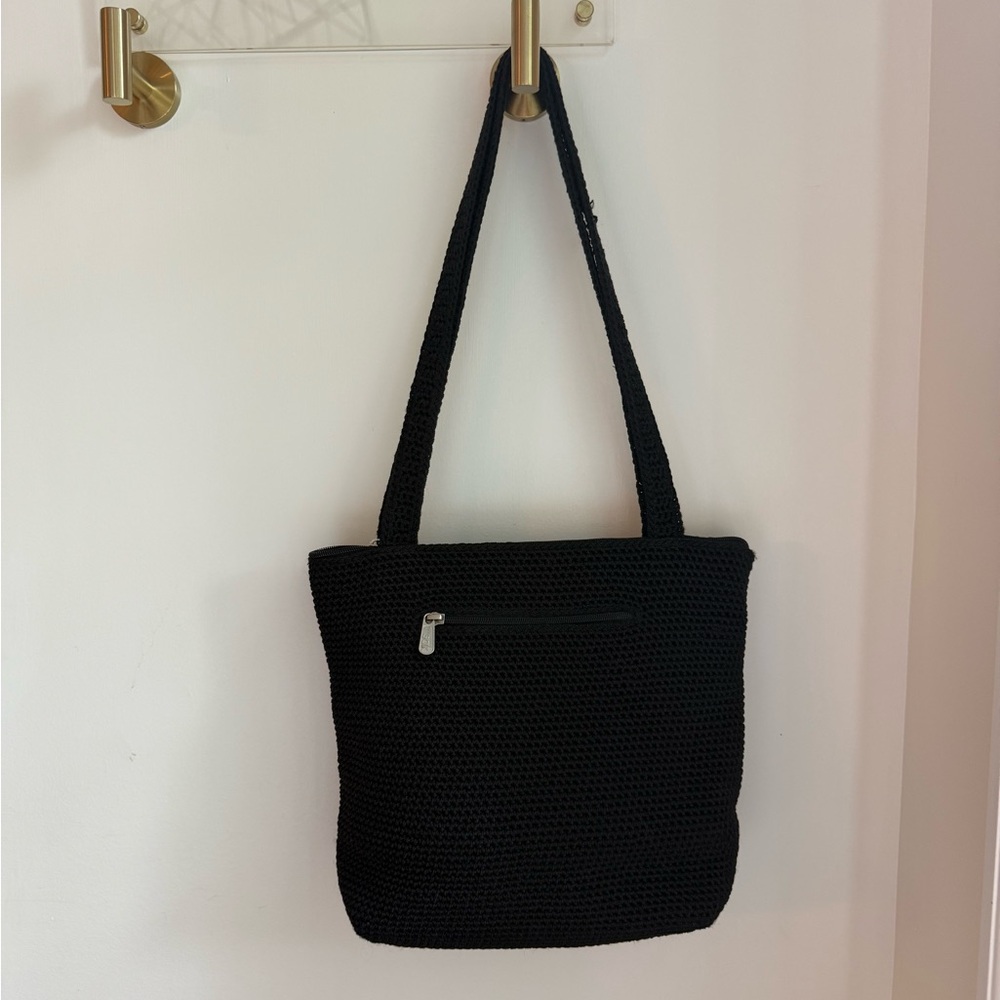 SAK Crochet Double Strap Tote Bag Purse